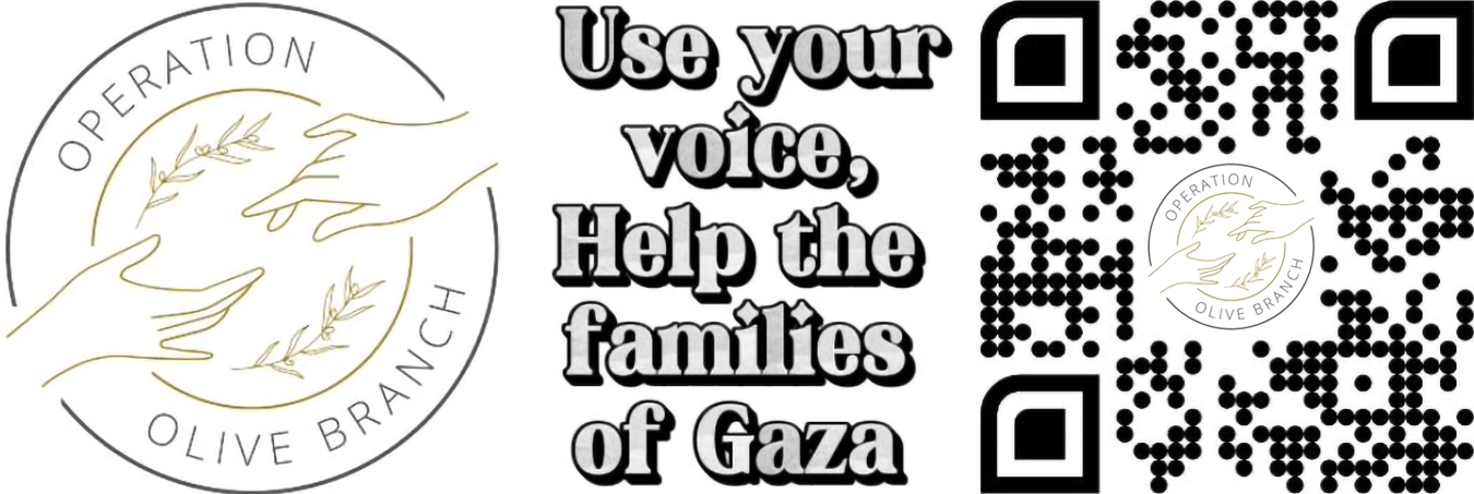 Verwenden Sie Ihre Stimme, helfen Sie den Familien von Gaza,