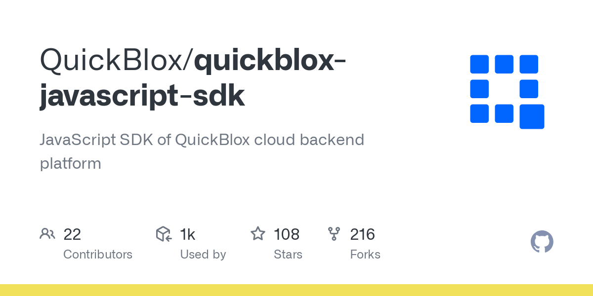 quickblox javascript sdk
