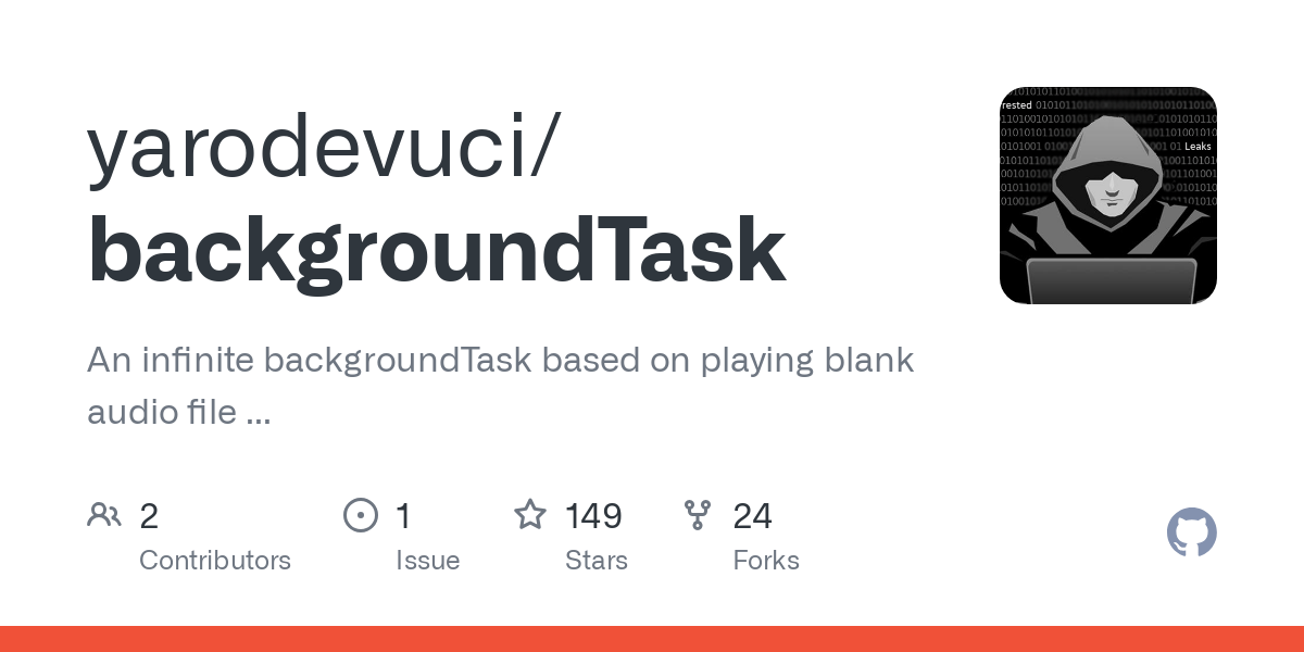 backgroundTask