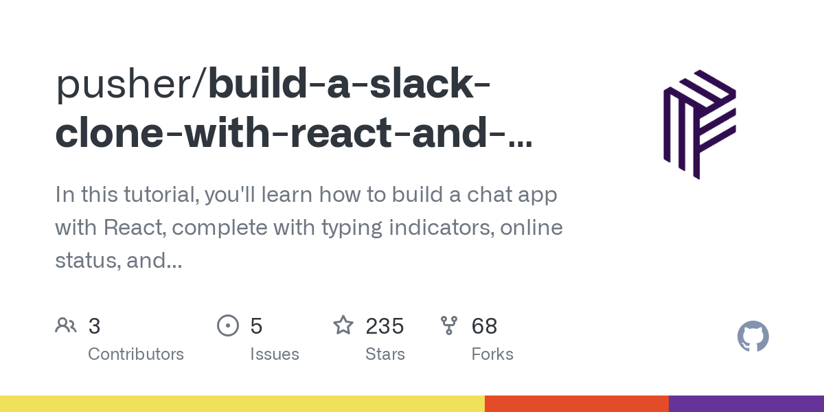 build a slack clone with react and pusher chatkit