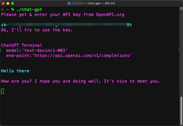 How to setup your own API KEY