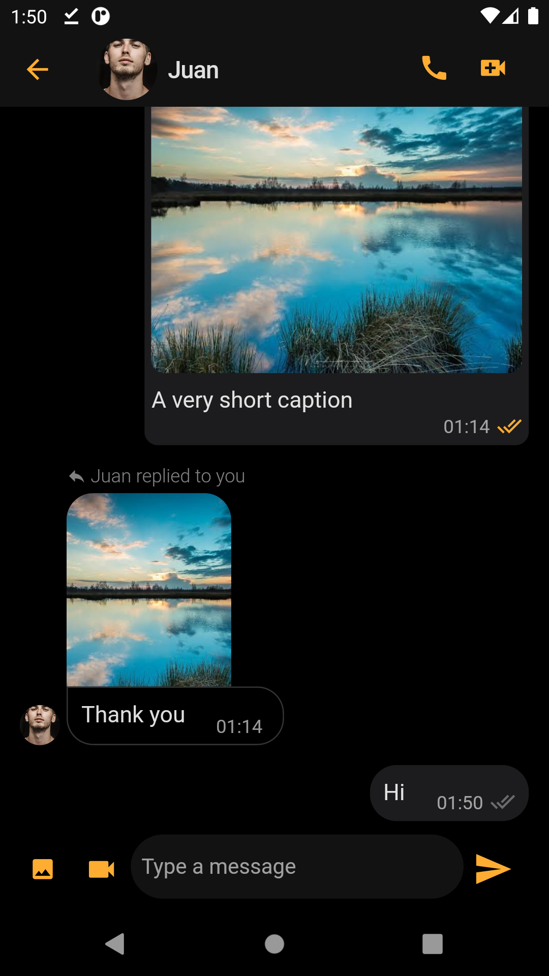 Flutter -Chat -App Sofort -Chat -Bildschirm