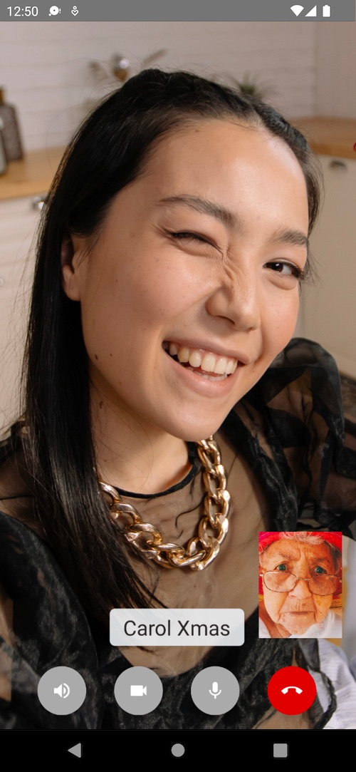 App Screenshot - Videoanruf