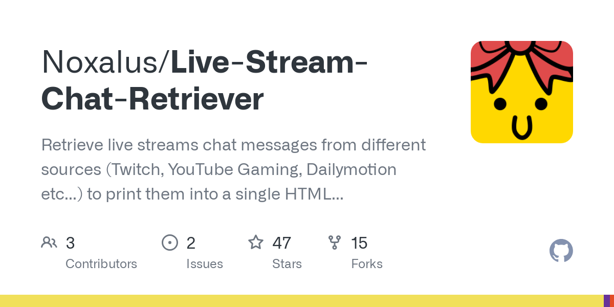 Live Stream Chat Retriever