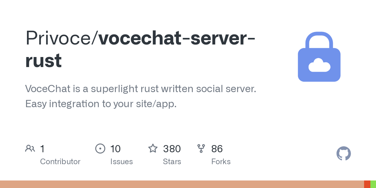 vocechat server rust