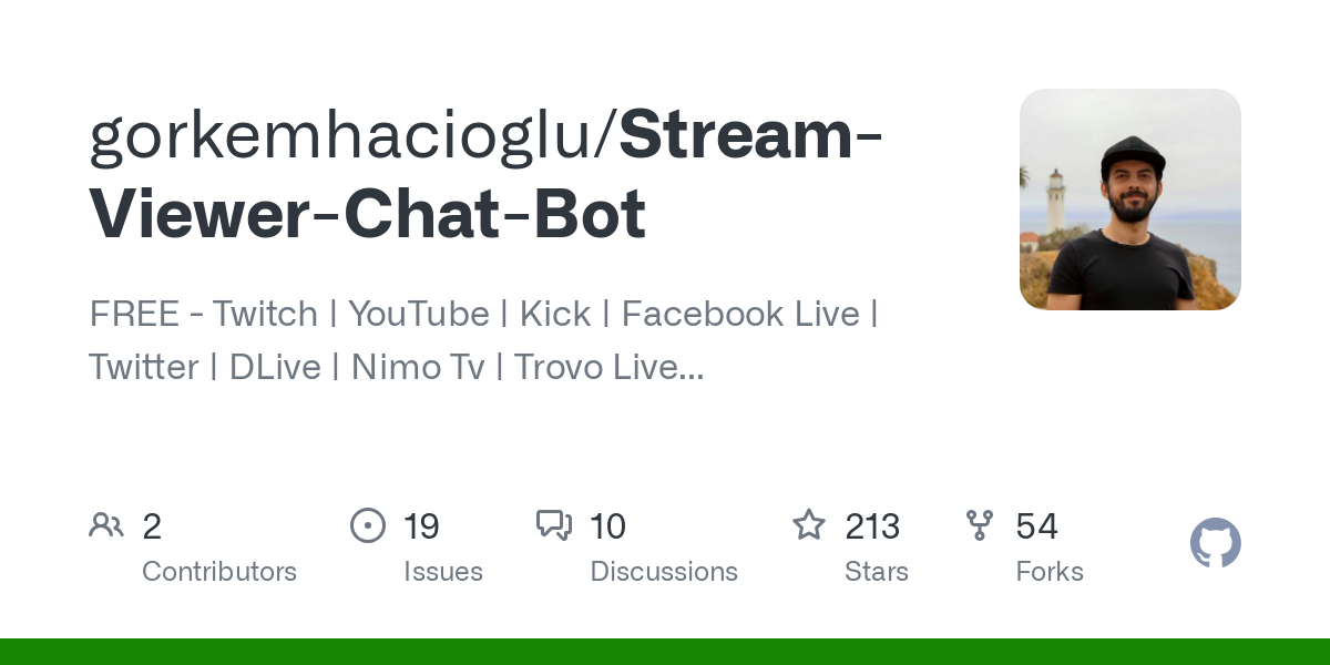 Stream Viewer Chat Bot