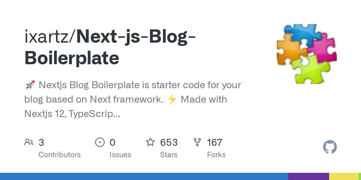 Next js Blog Boilerplate