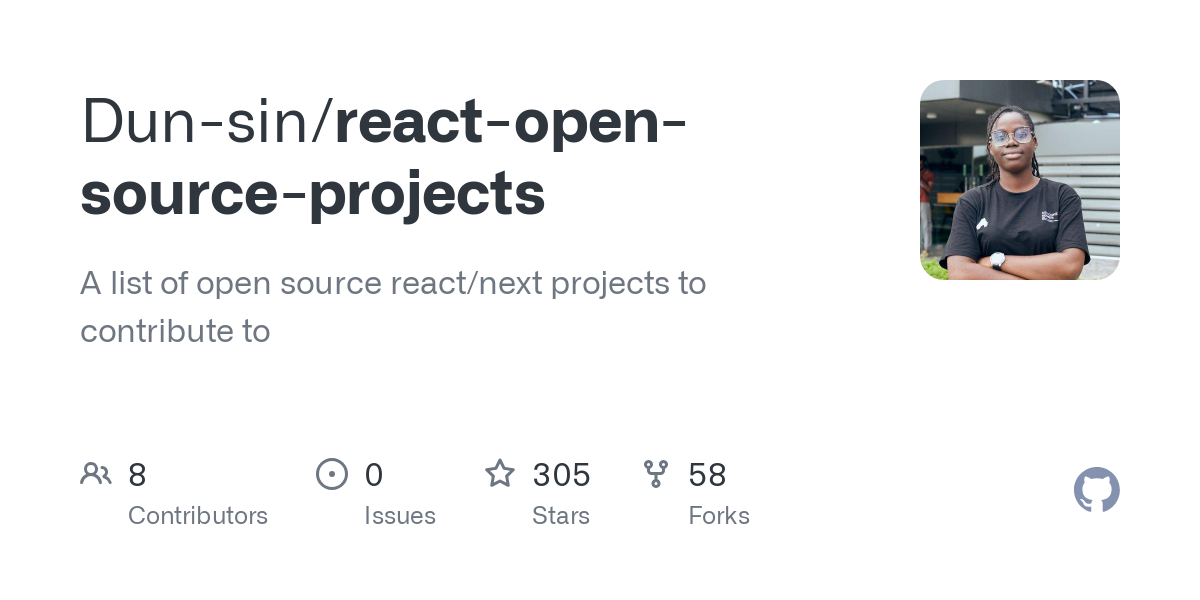 react open source projects