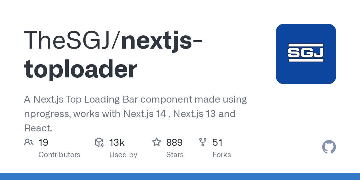 nextjs toploader
