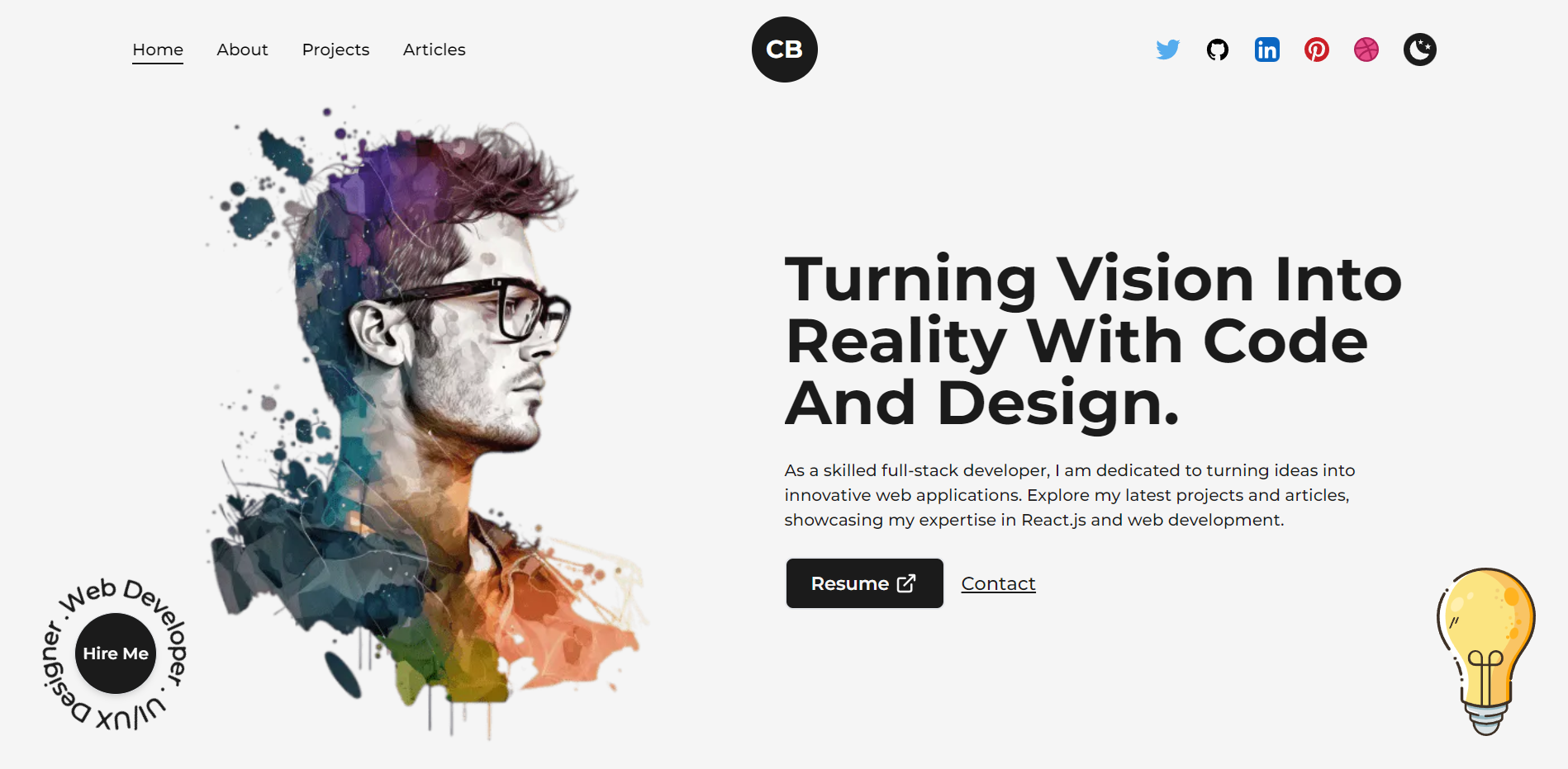 NEXTJS PORTFOLIO -Website