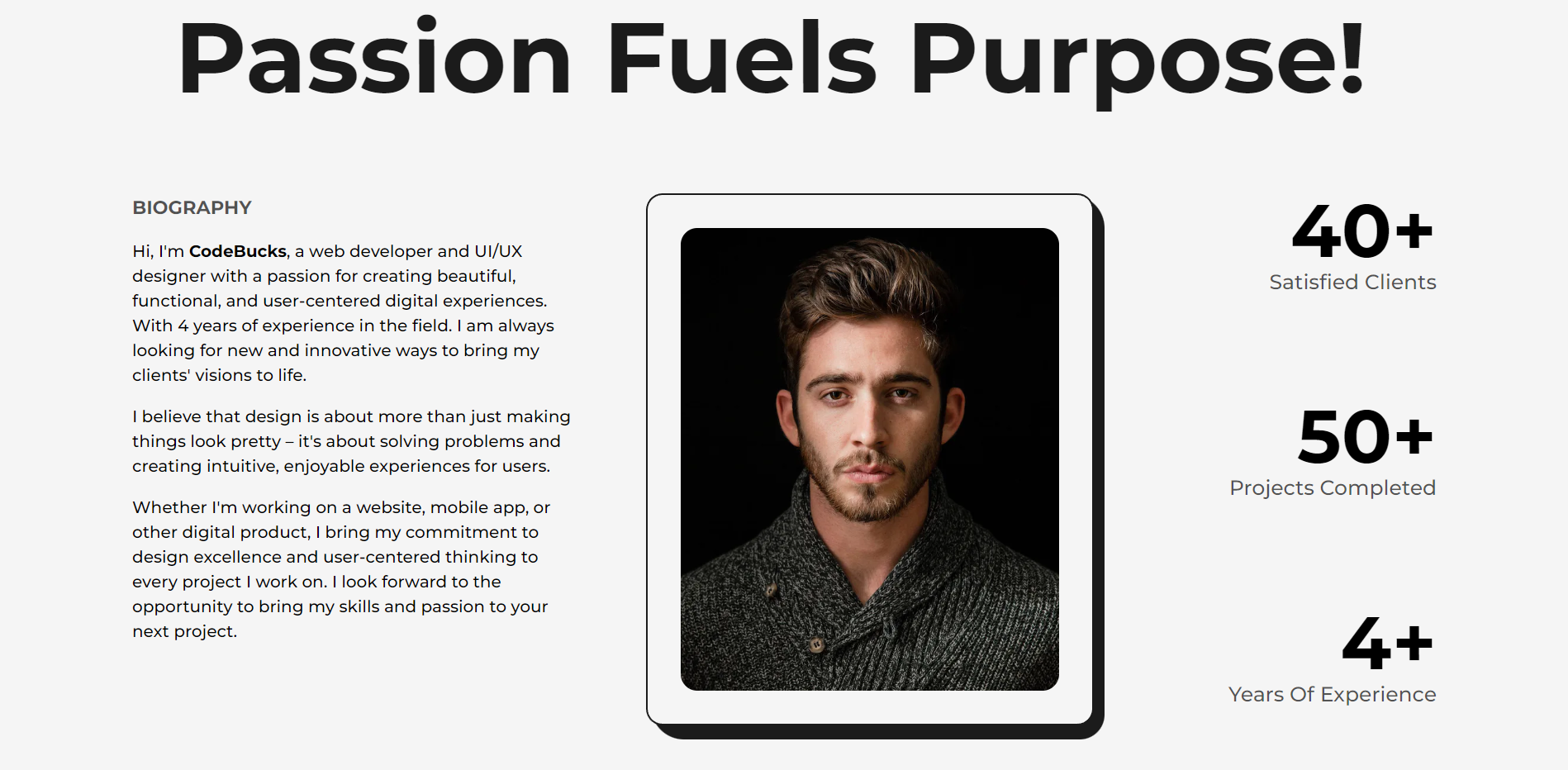 Weiter.js Portfolio -Website