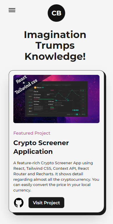 Responsive Portfolio -Website im nächsten JS