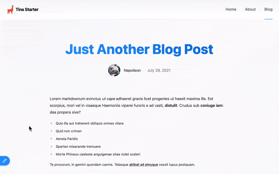 Tina-Cloud-Starter-Demo