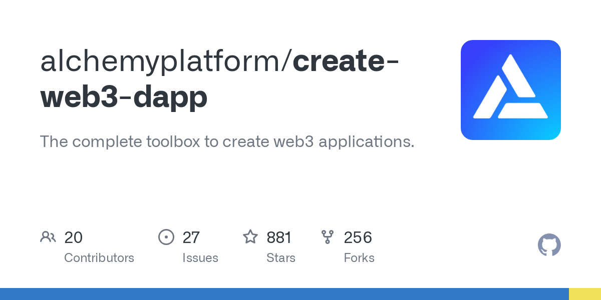 create web3 dapp