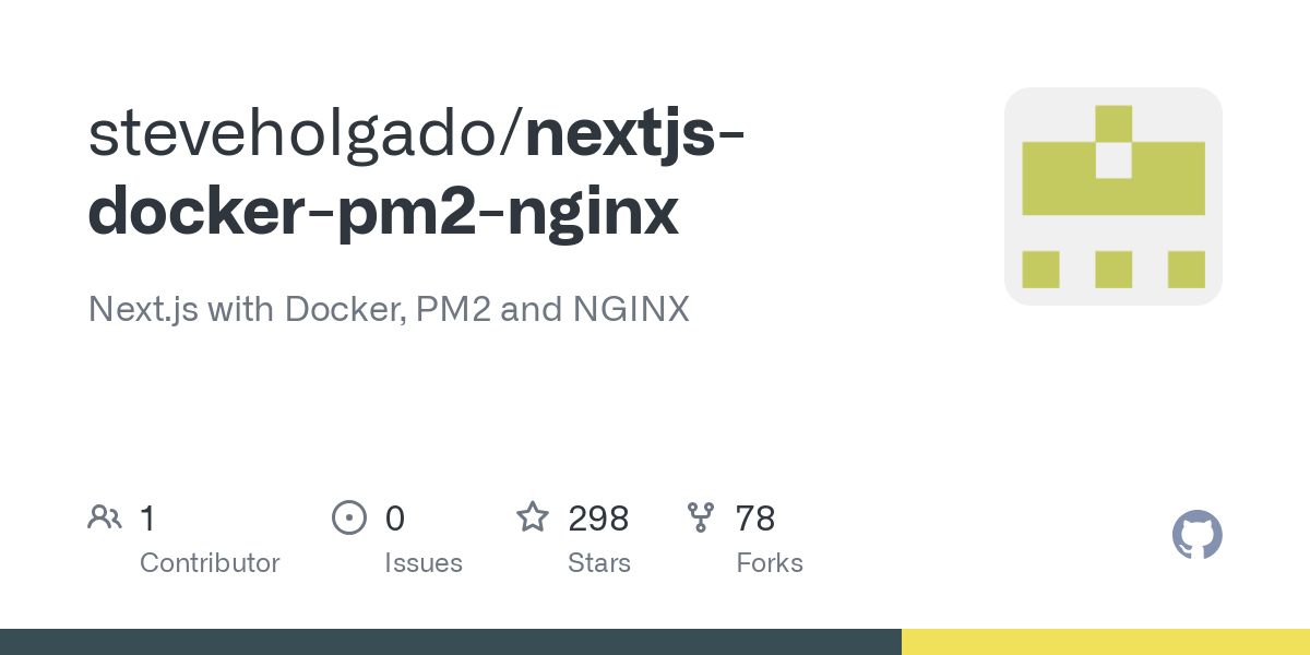nextjs docker pm2 nginx
