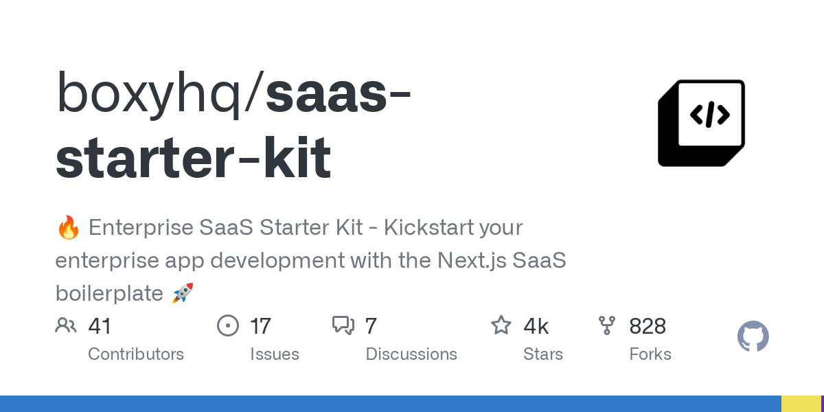 saas starter kit
