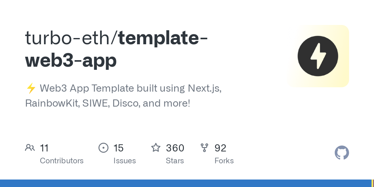 template web3 app