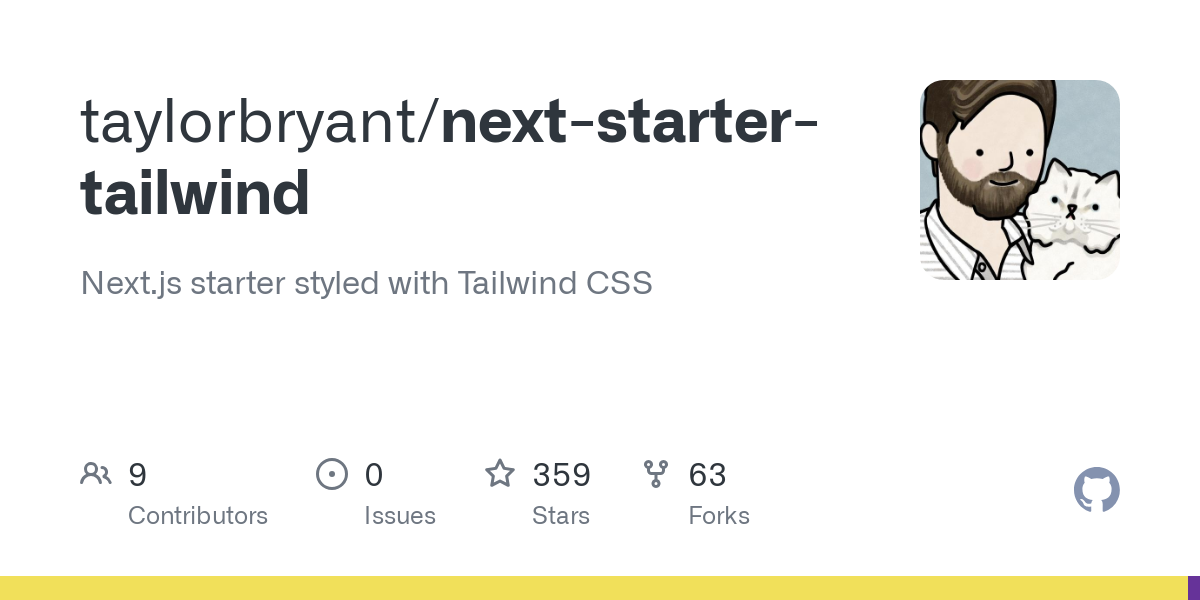 next starter tailwind