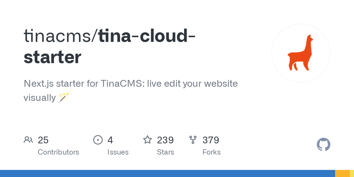 tina cloud starter