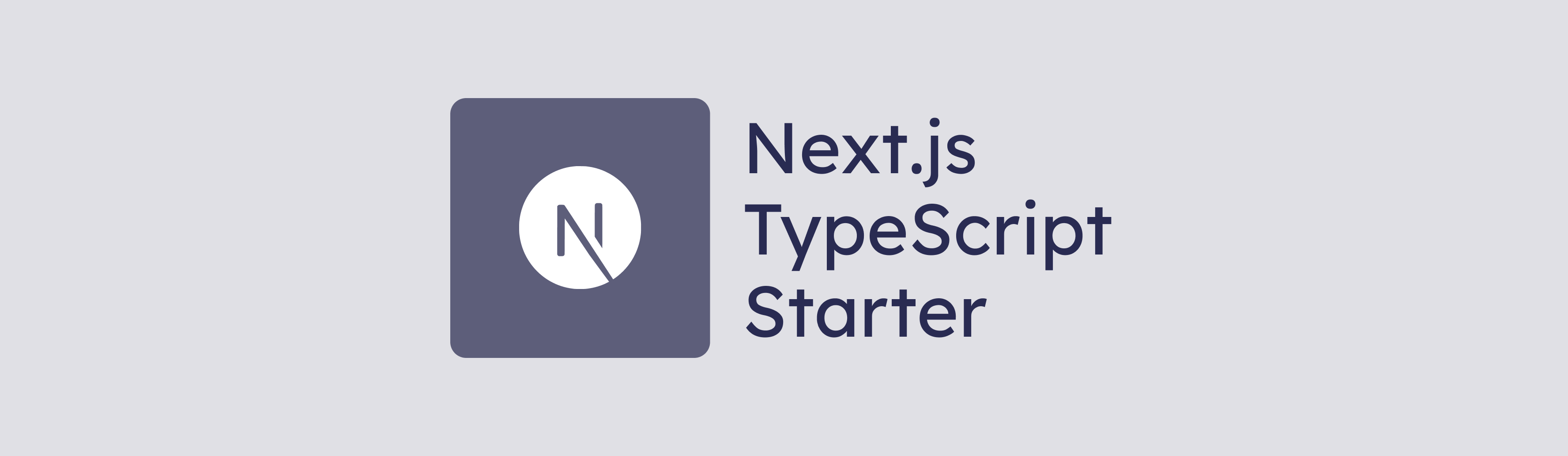 Next.js TypeScript Starter