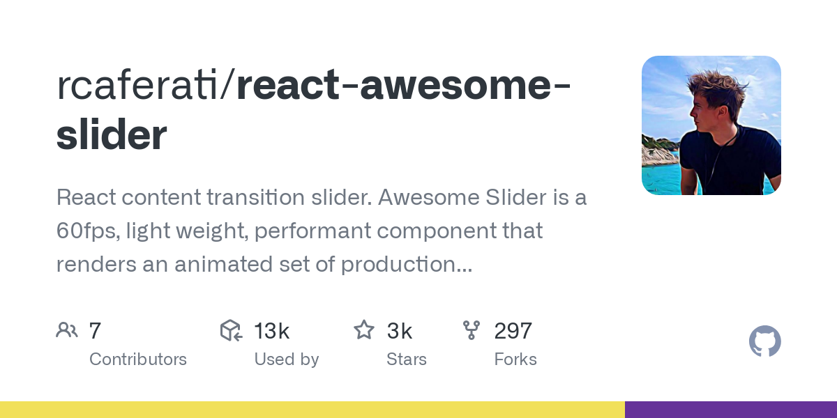 react awesome slider