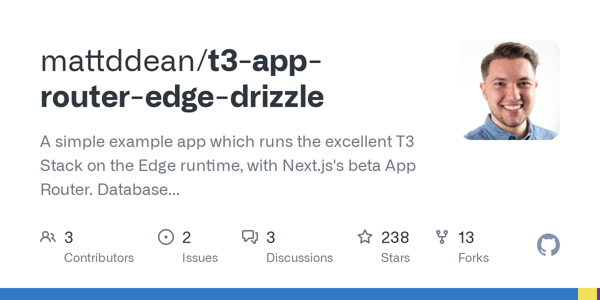 t3 app router edge drizzle