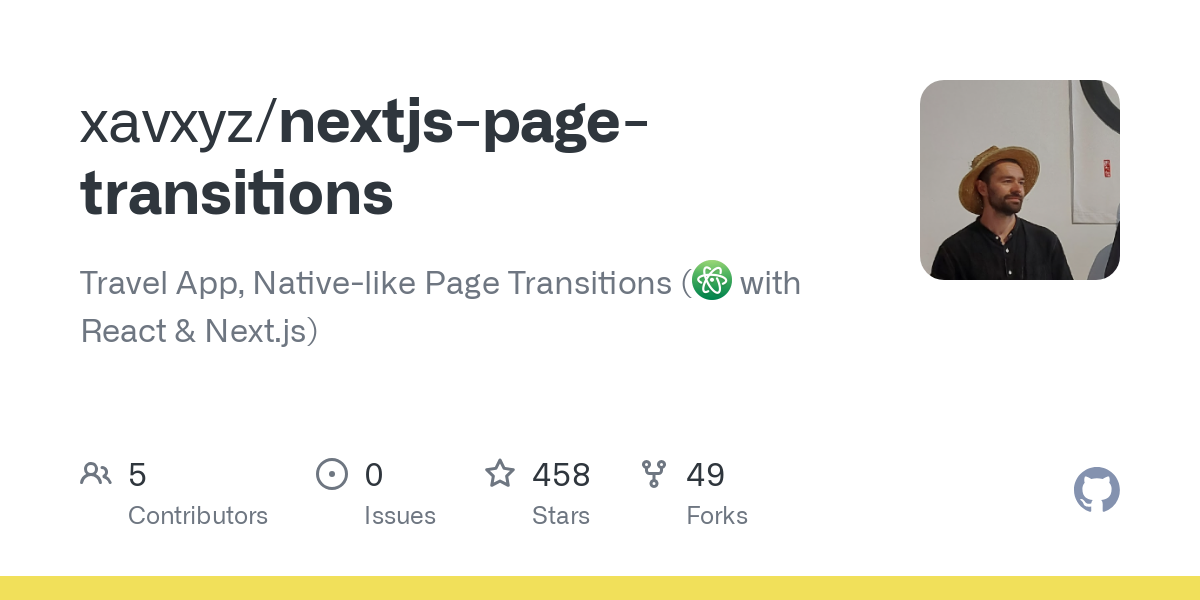 nextjs page transitions