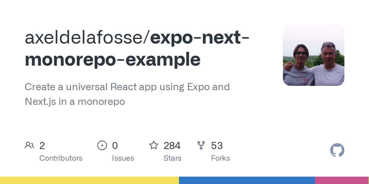 expo next monorepo example