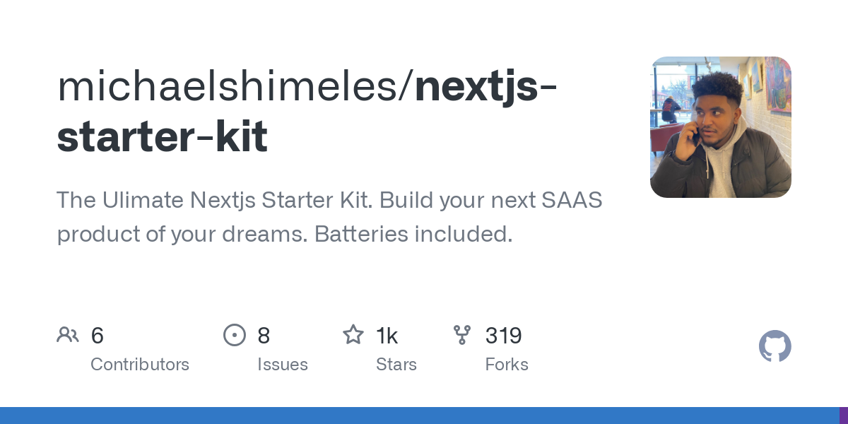 nextjs starter kit