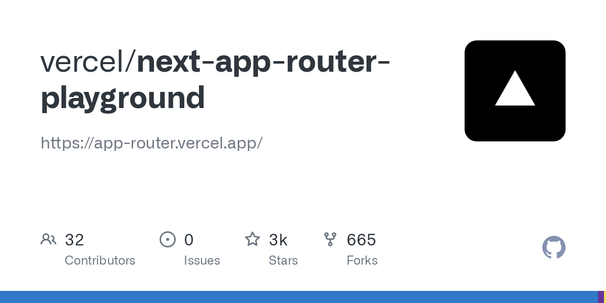 next app router playground