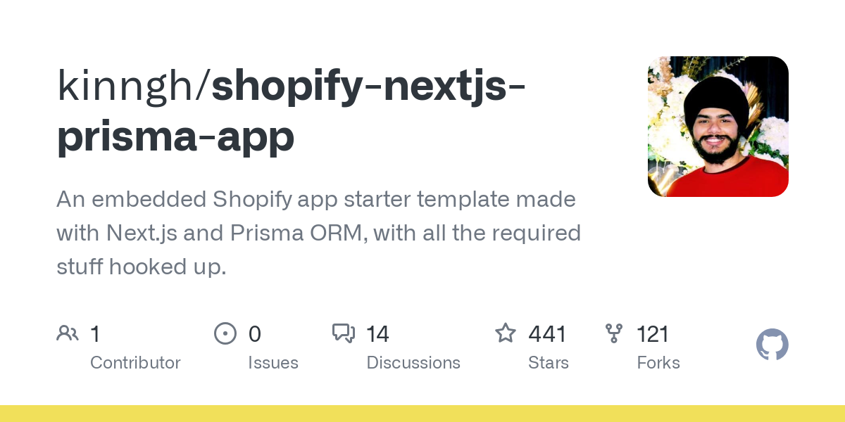 shopify nextjs prisma app