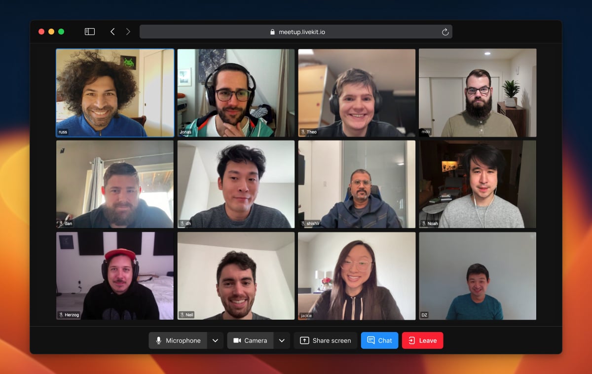 Livekit treffen Screenshot
