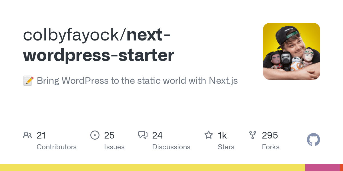 next wordpress starter