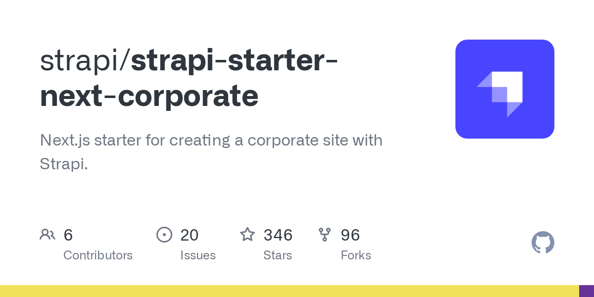 strapi starter next corporate