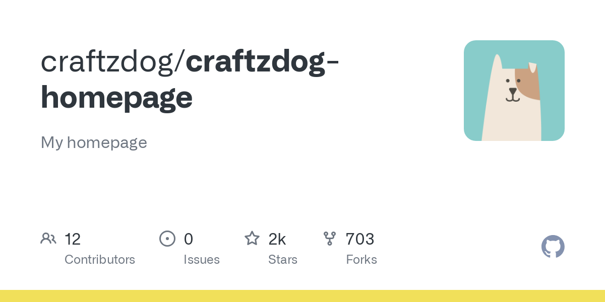 craftzdog homepage