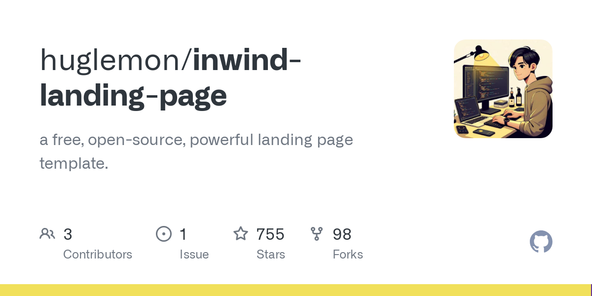 inwind landing page