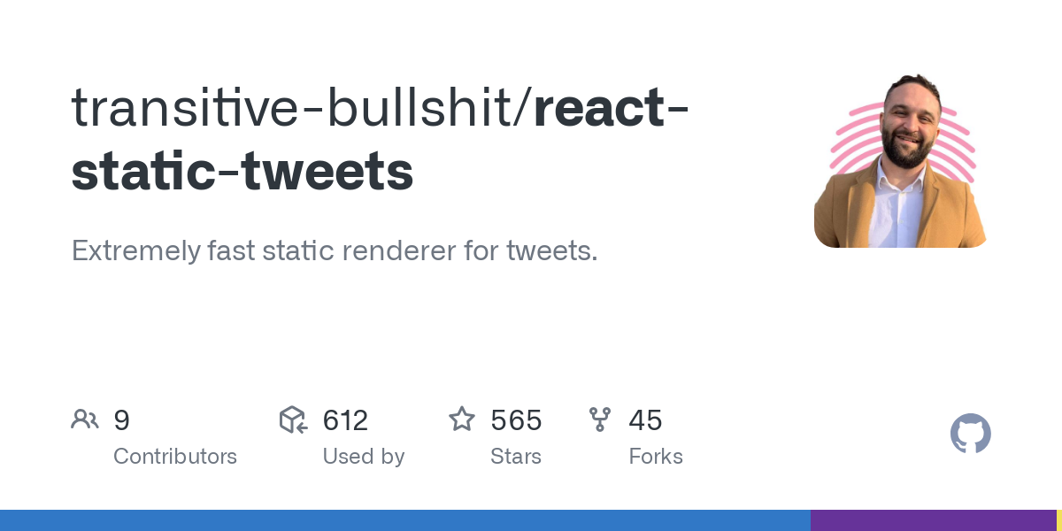 react static tweets