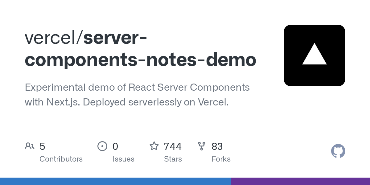 server components notes demo