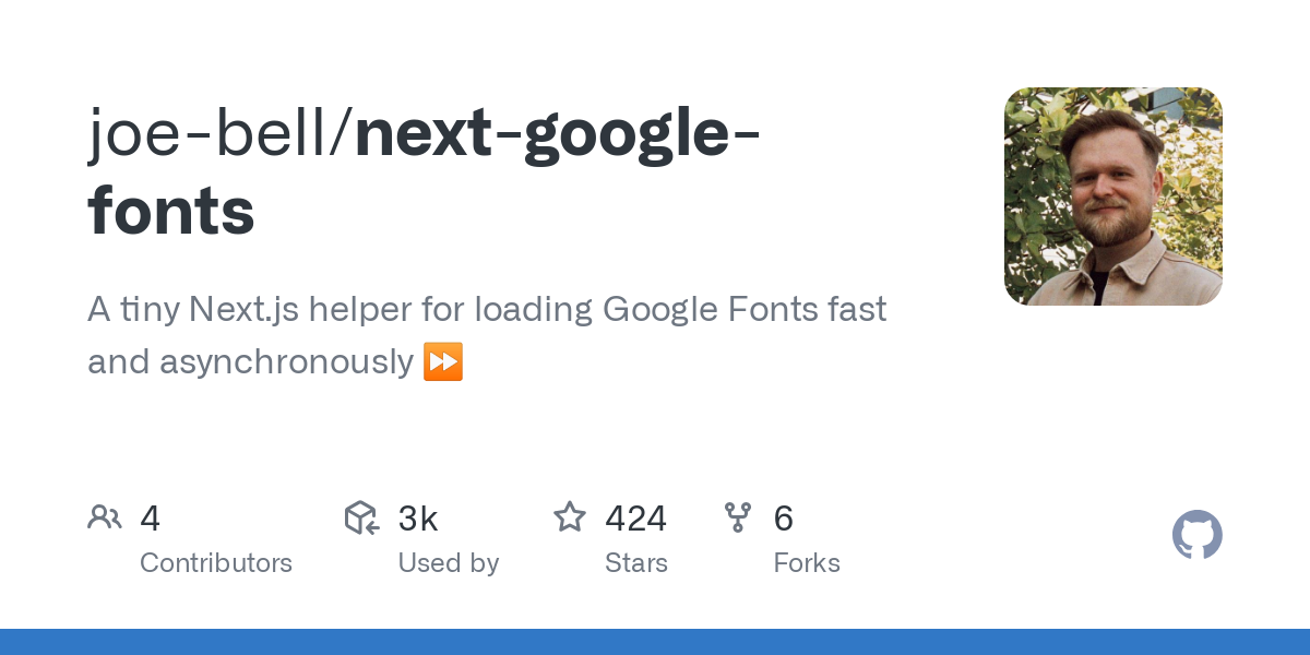 next google fonts