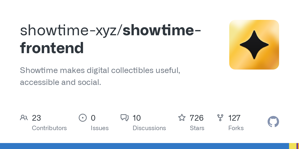 showtime frontend