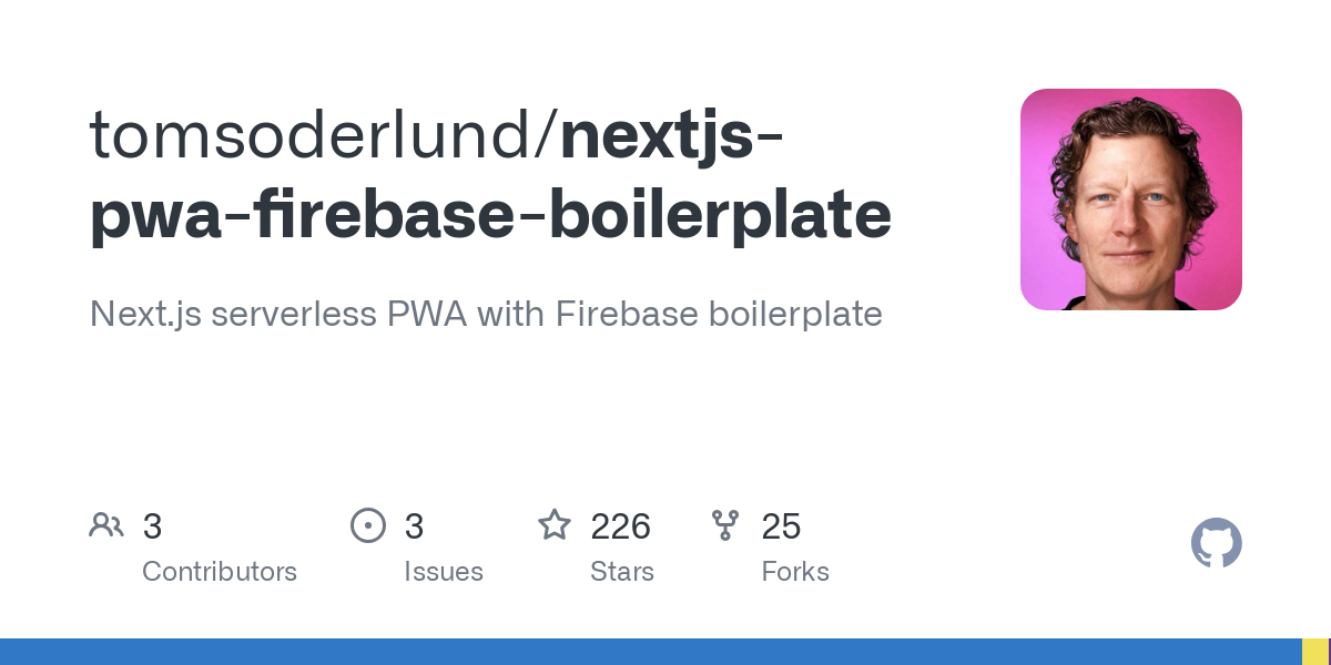 nextjs pwa firebase boilerplate