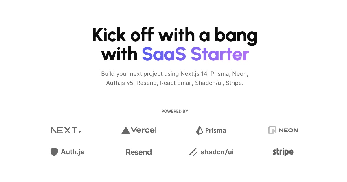 Saas Starter