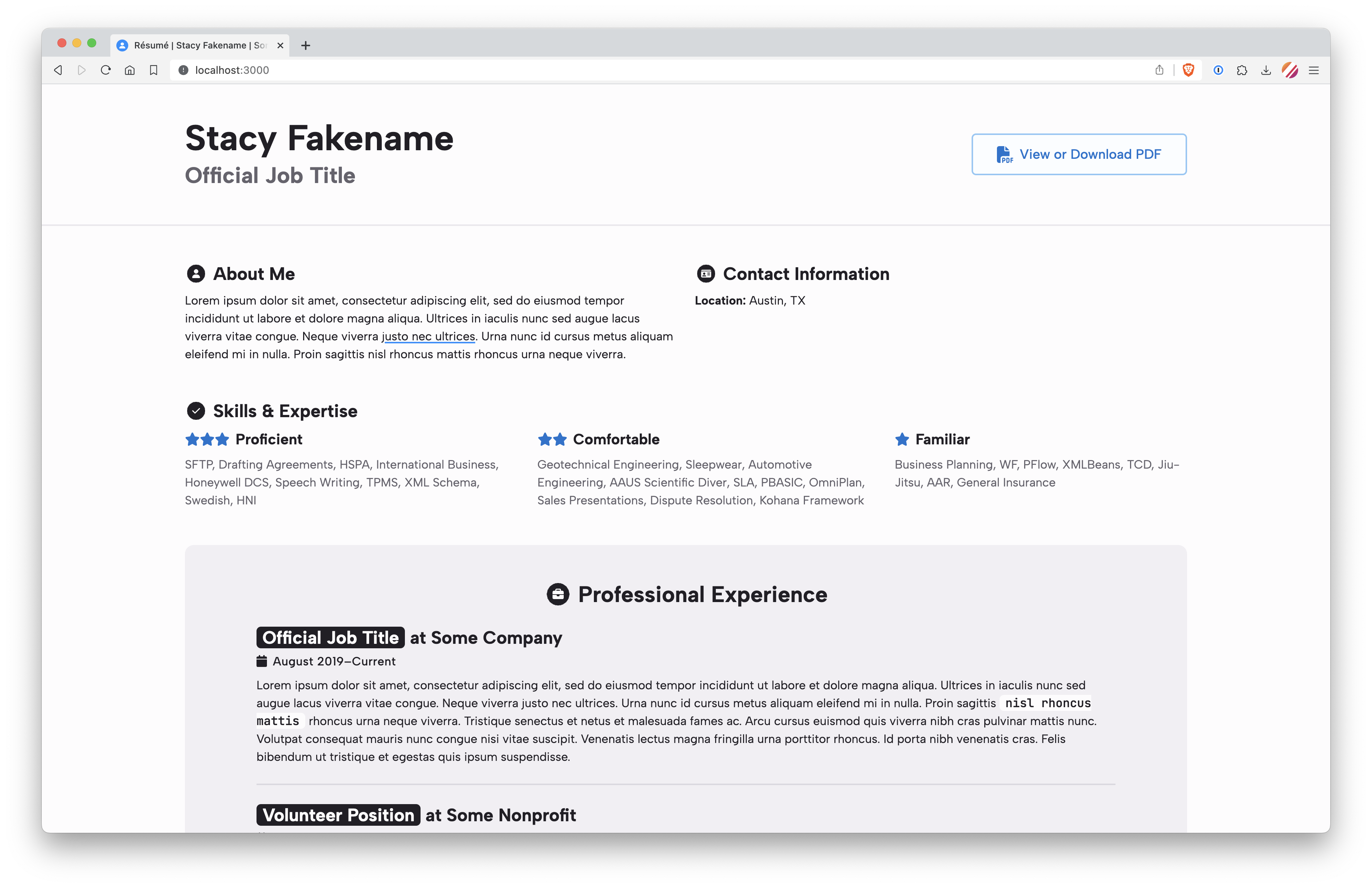 Blauer Akzent -Lichtmodus