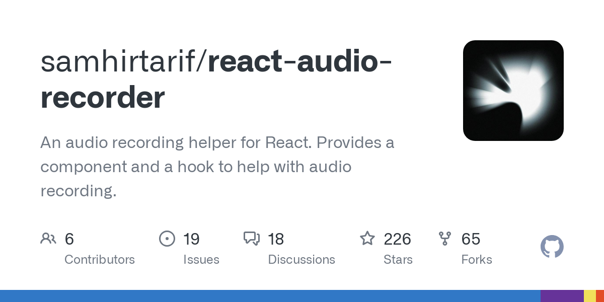 react audio recorder