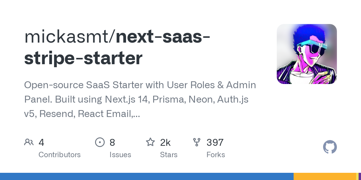 next saas stripe starter