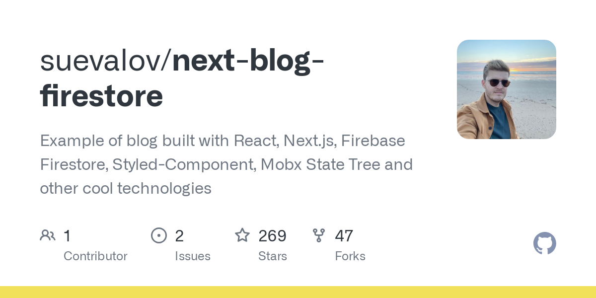 next blog firestore
