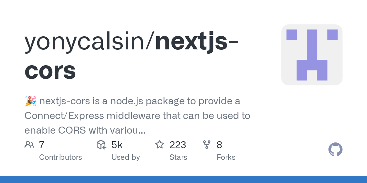 nextjs cors