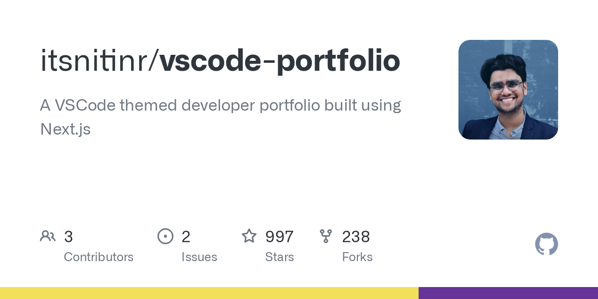 vscode portfolio