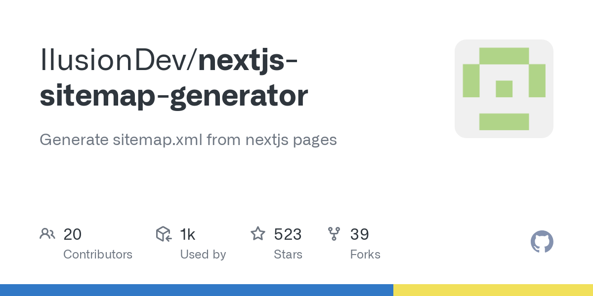 nextjs sitemap generator