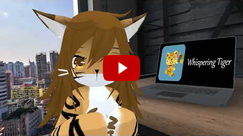 Flüstertiger - Live -Übersetzungs- und Transkriptionsvideo -Tutorial